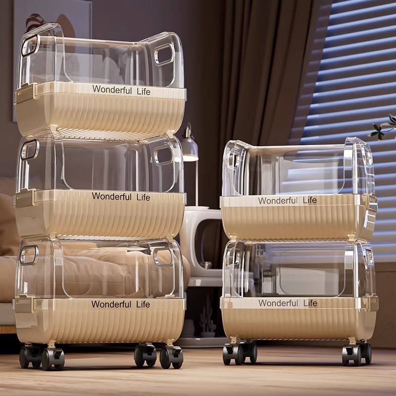 Multi-Layer Rolling Household Storage Trolley (2 Layer) simplynest
