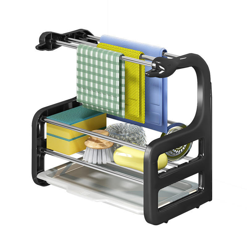 Countertop Kitchen Sink & Dishcloth Organizer simplynest