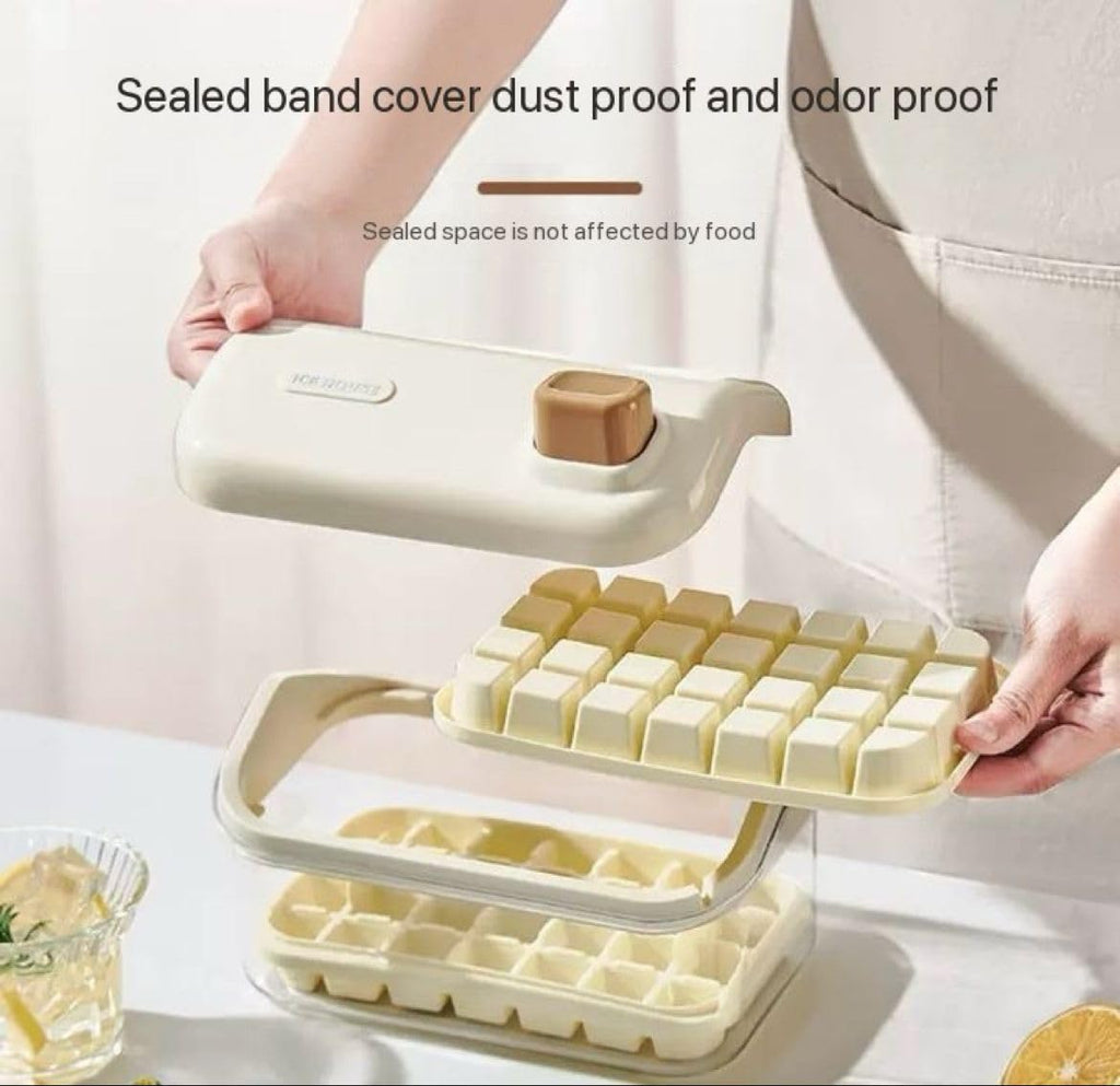 Double-Layer Stackable Ice Cube Tray simplynest