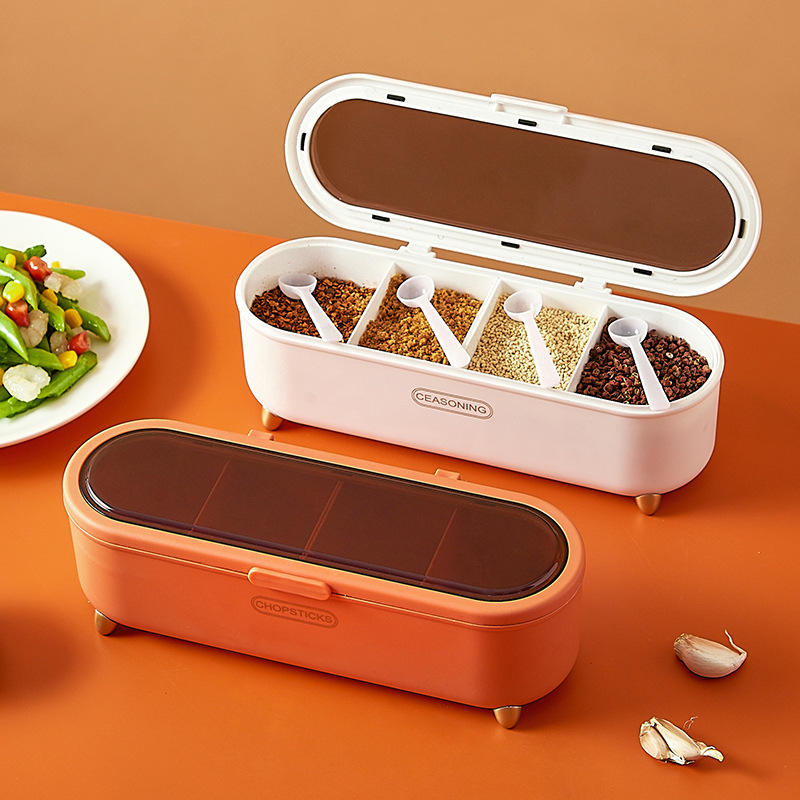 Multi-Compartment Seasoning & Spice Storage Box simplynest